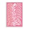 Stupell Industries Peach Pink Long Plants Framed Giclee Wall Art Design by Martina Pavlova